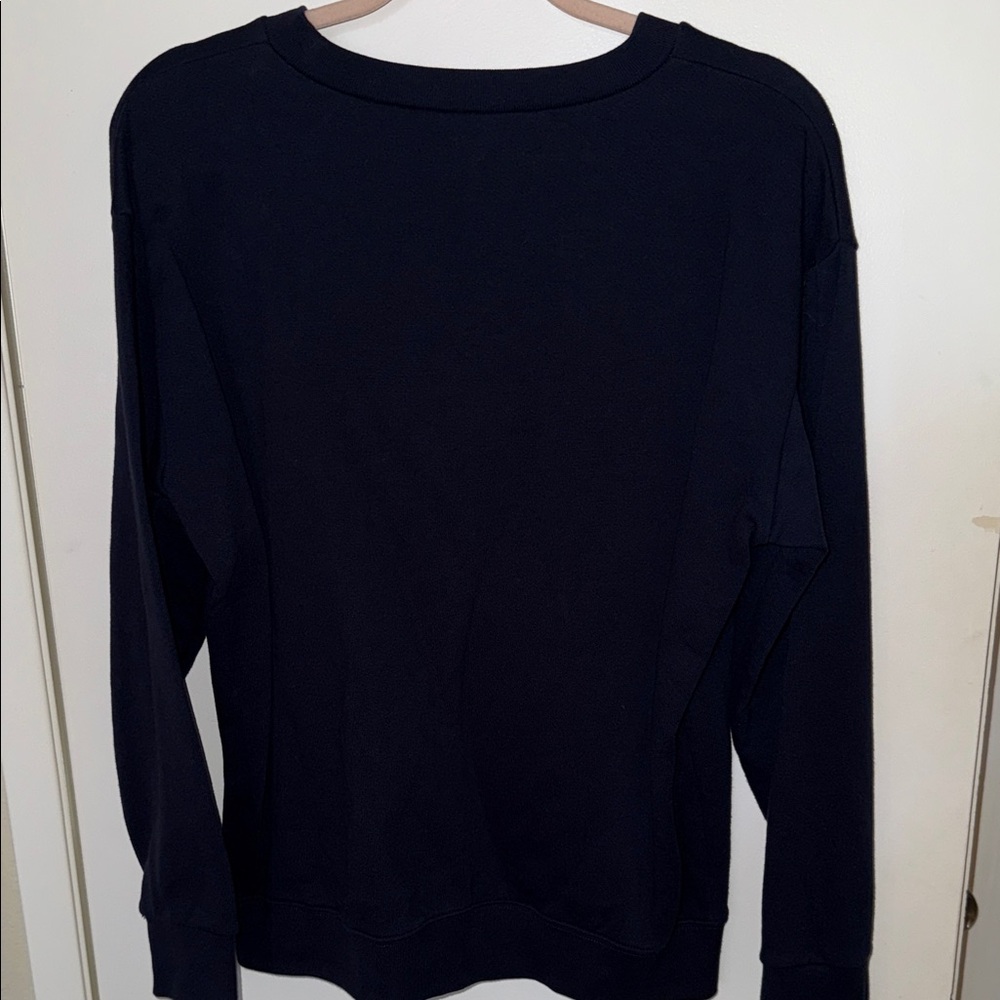 J. Crew Blue Sweater with lettering - Picture 5 of 5